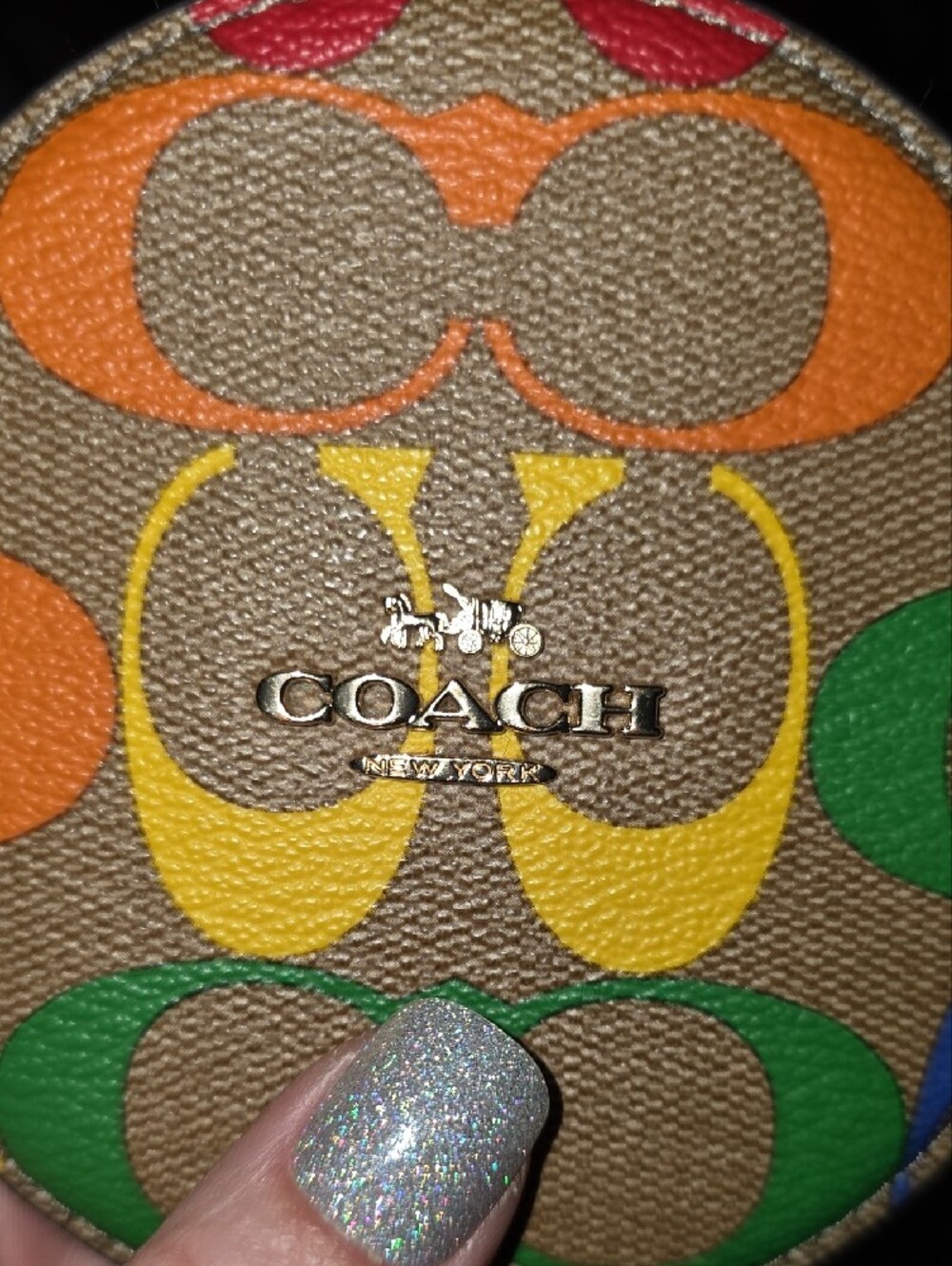๐ Coach Colorblock Signature Coin Purse - Picture 4 of 4